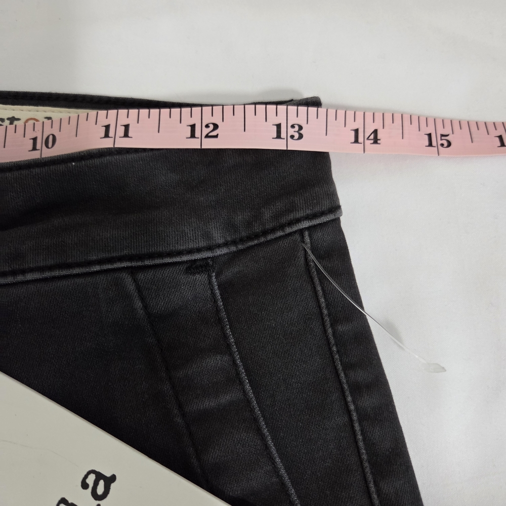 Pistola Alice Ink Black Gray Utility Skinny Moto Panel Stretch Denim Size 26 NWT - Picture 11 of 16